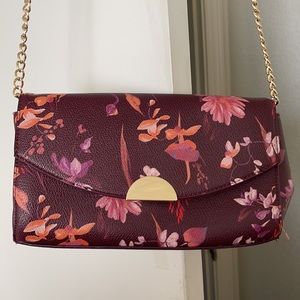 Floral crossbody + clutch